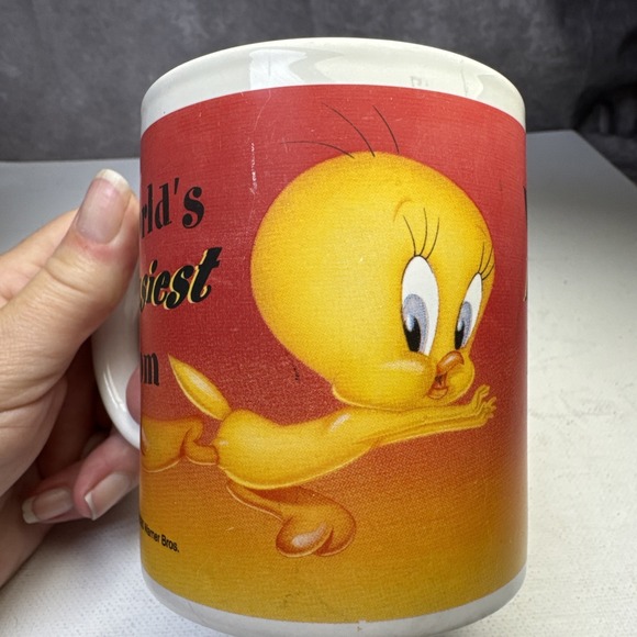 Other - Tweety Bird VTG 2000 "School Design" Worlds Busiest Mom 10 oz Coffee Tea Cup Mug